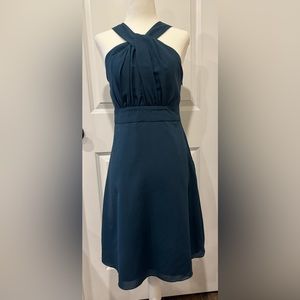 The Limited teal cocktail dress